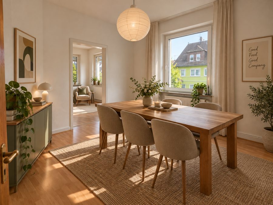 Esszimmer mit Durchgang – weitere Ansicht