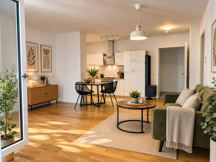 Wohn- und Essbereich – weitere Ansicht