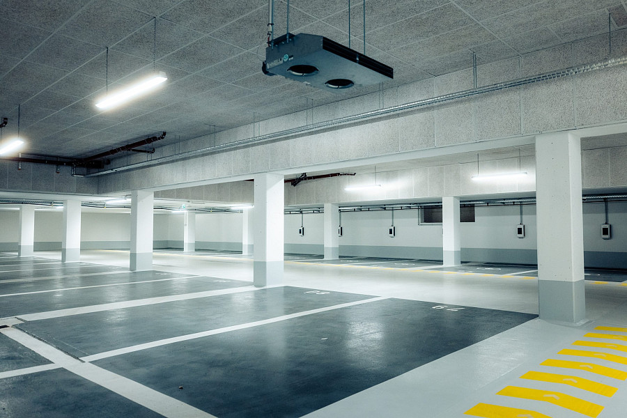 Tiefgarage – weitere Ansicht