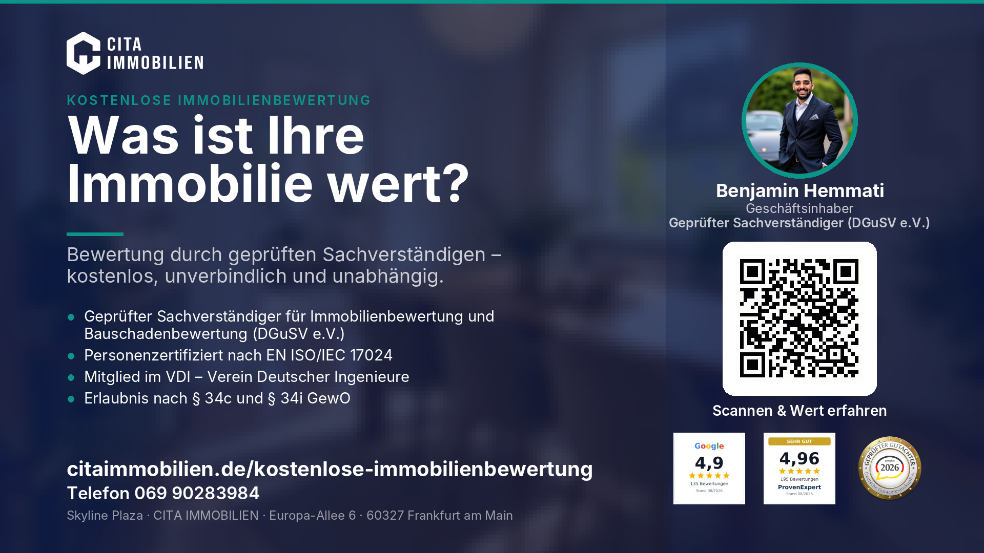 Was ist Ihre Immobilie wert? – weitere Ansicht