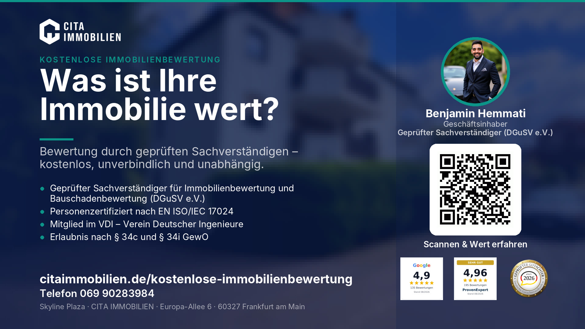 Was ist Ihre Immobilie wert? – weitere Ansicht