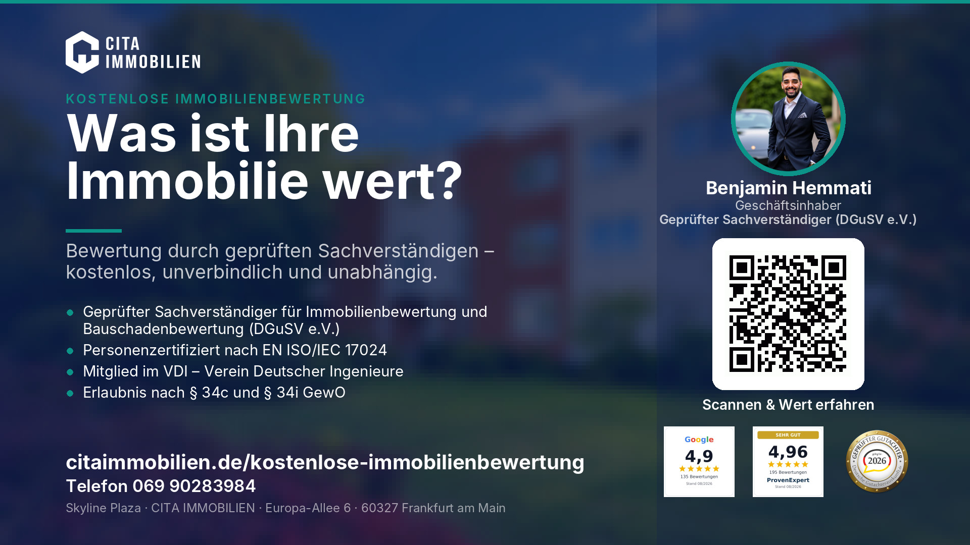 Was ist Ihre Immobilie wert? – weitere Ansicht