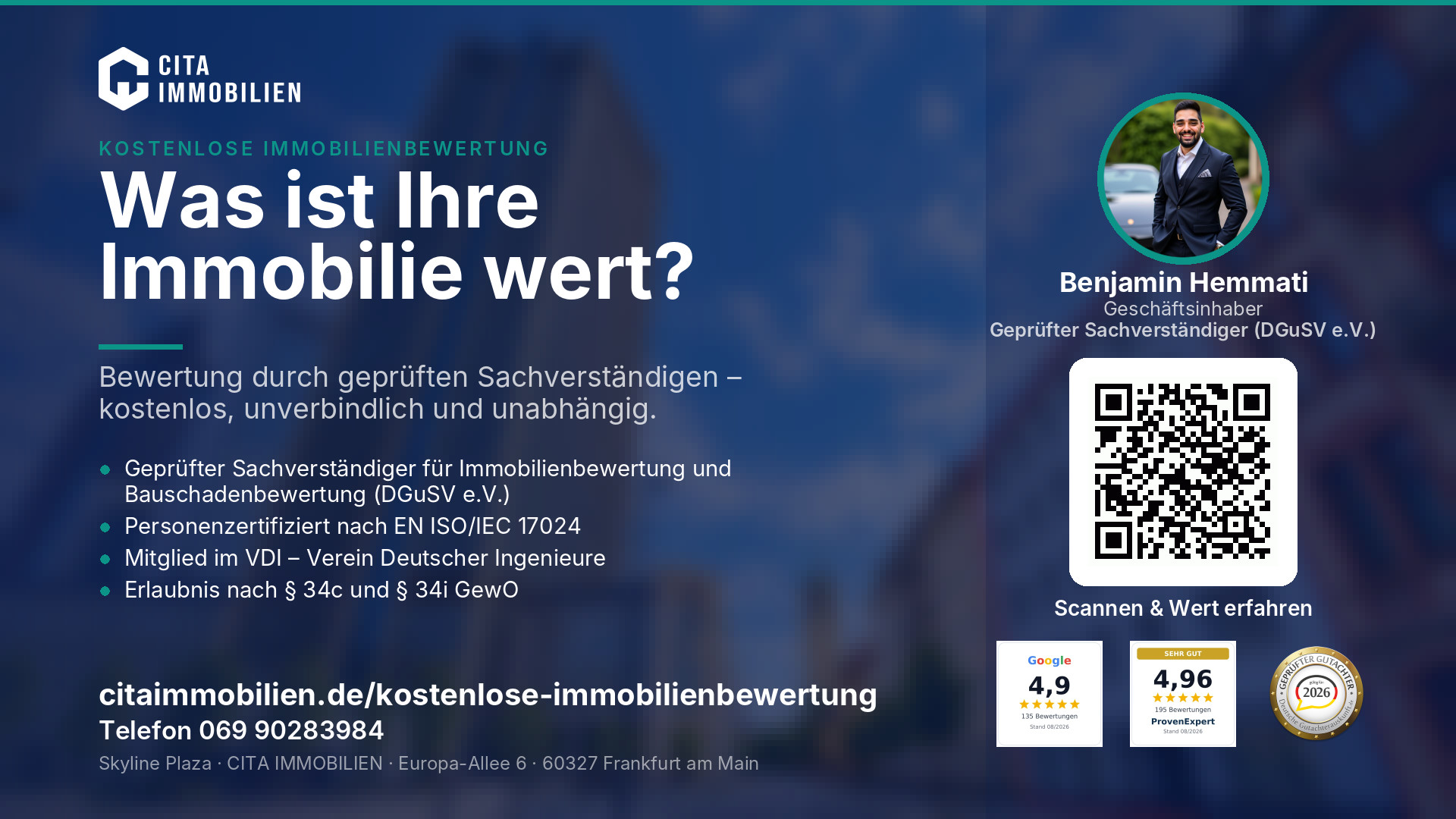 Was ist Ihre Immobilie wert? – weitere Ansicht