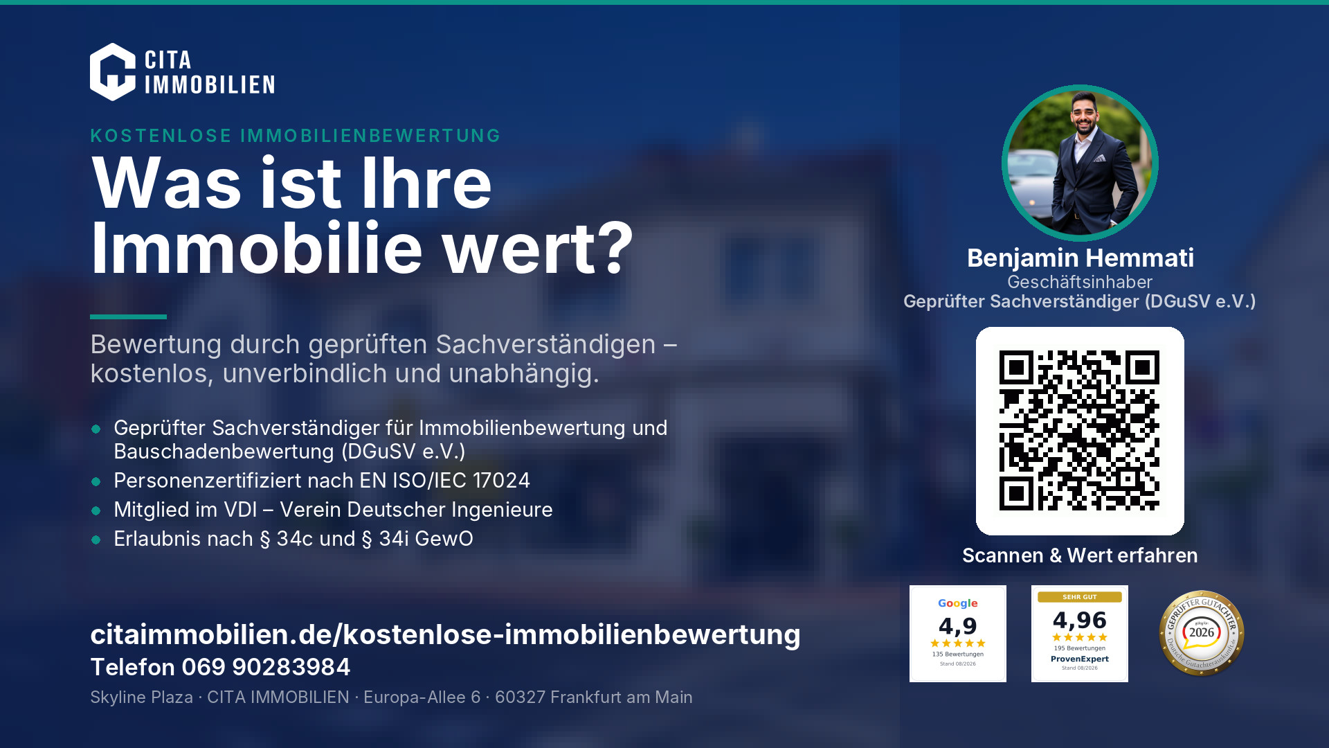 Was ist Ihre Immobilie wert? – weitere Ansicht