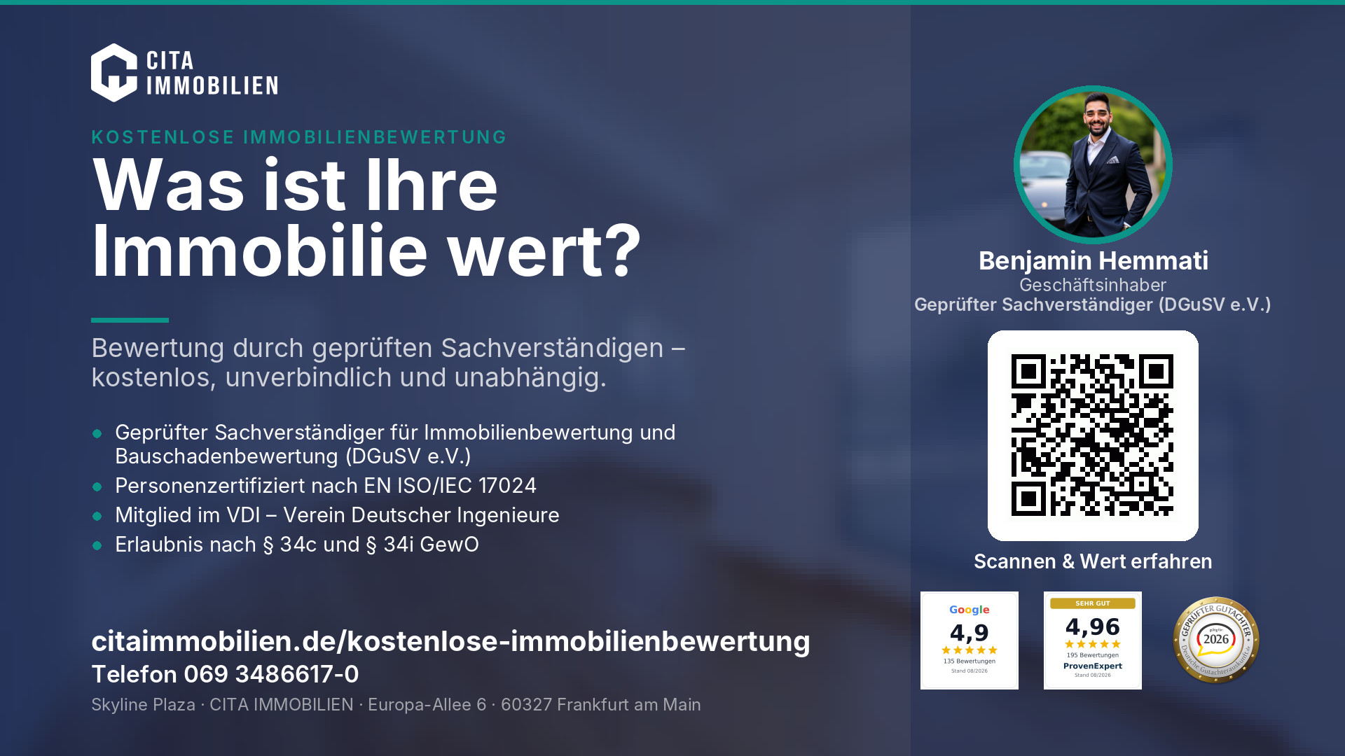 Was ist Ihre Immobilie wert? – weitere Ansicht