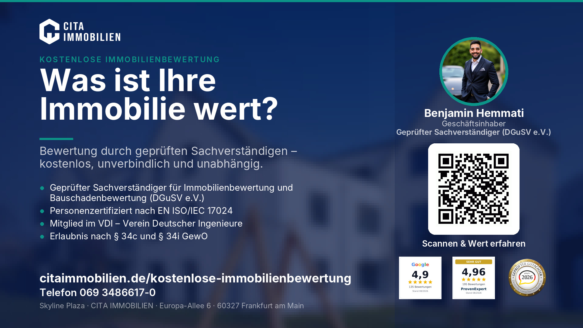 Was ist Ihre Immobilie wert? – weitere Ansicht