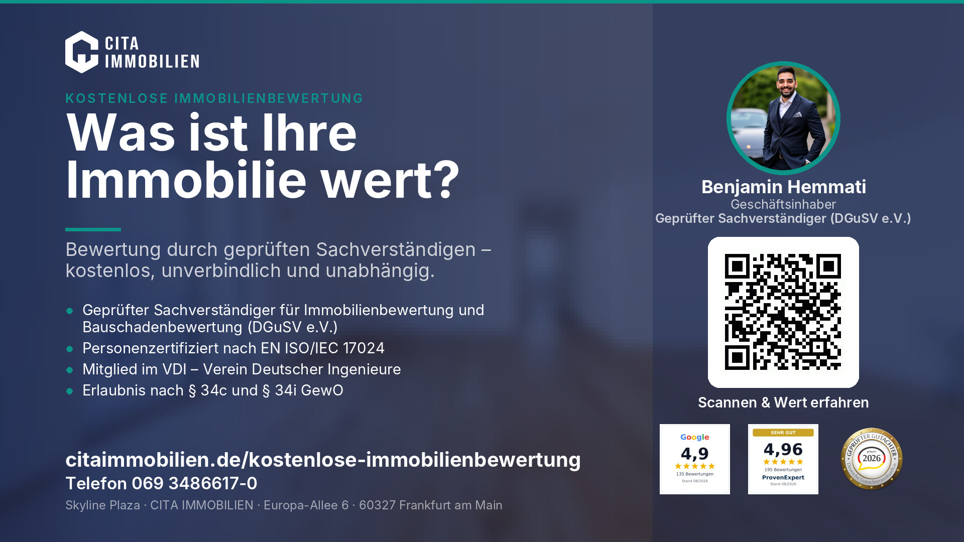 Was ist Ihre Immobilie wert? – weitere Ansicht
