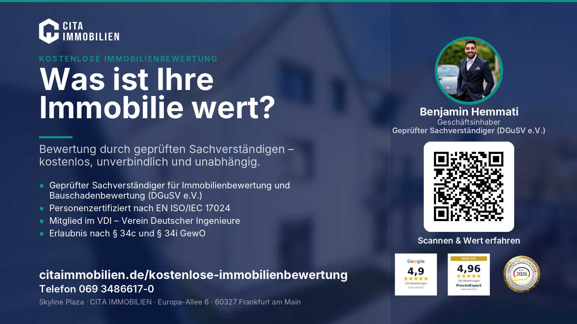 Was ist Ihre Immobilie wert? – weitere Ansicht