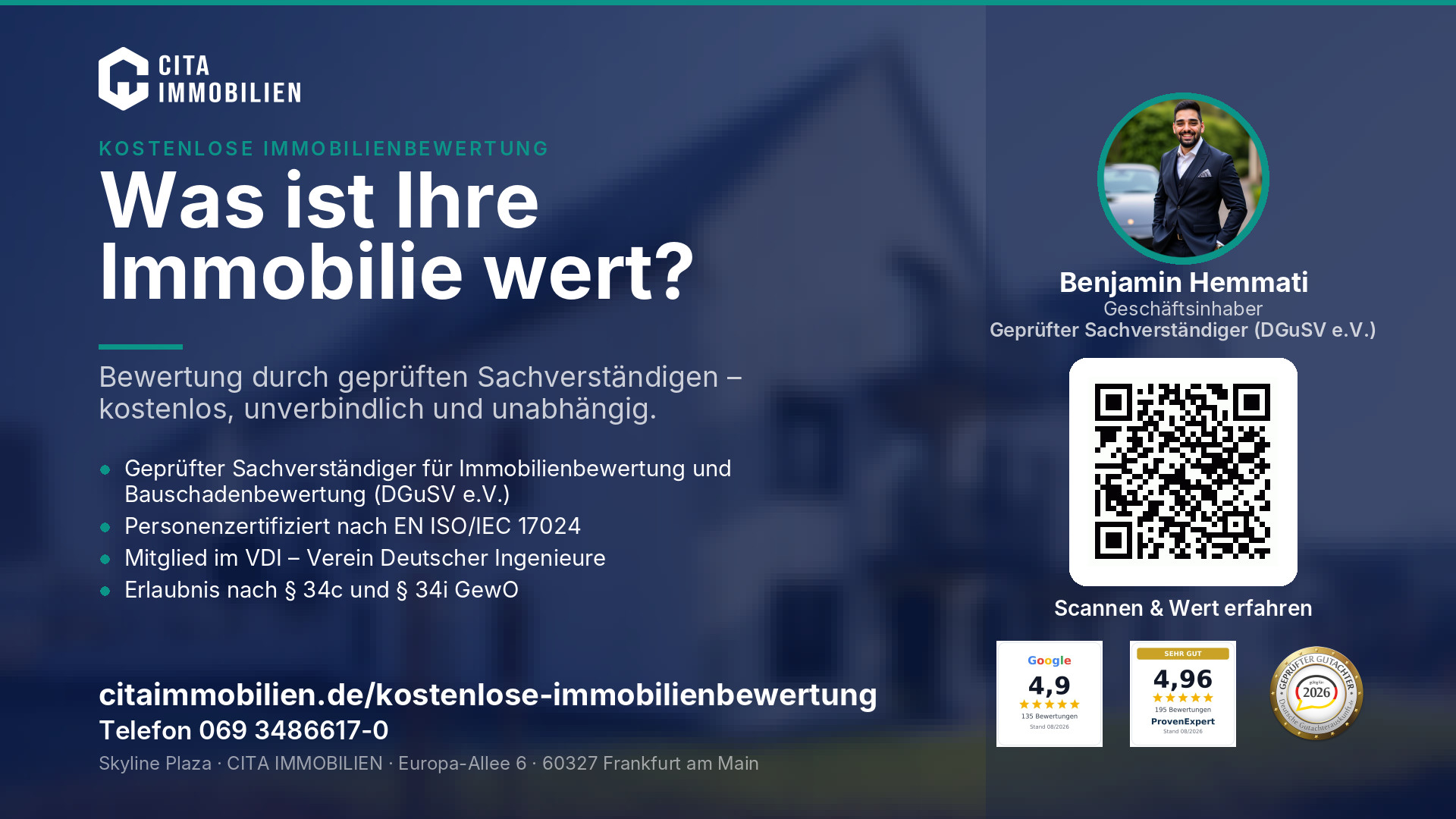 Was ist Ihre Immobilie wert? – weitere Ansicht