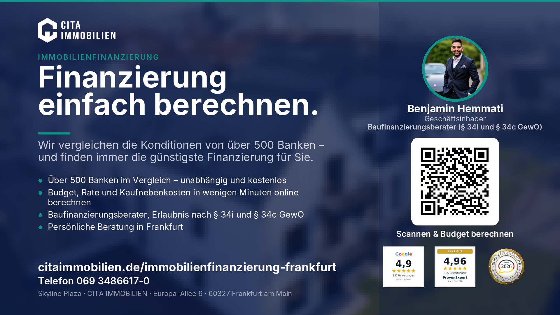 Finanzierung einfach berechnen. – weitere Ansicht