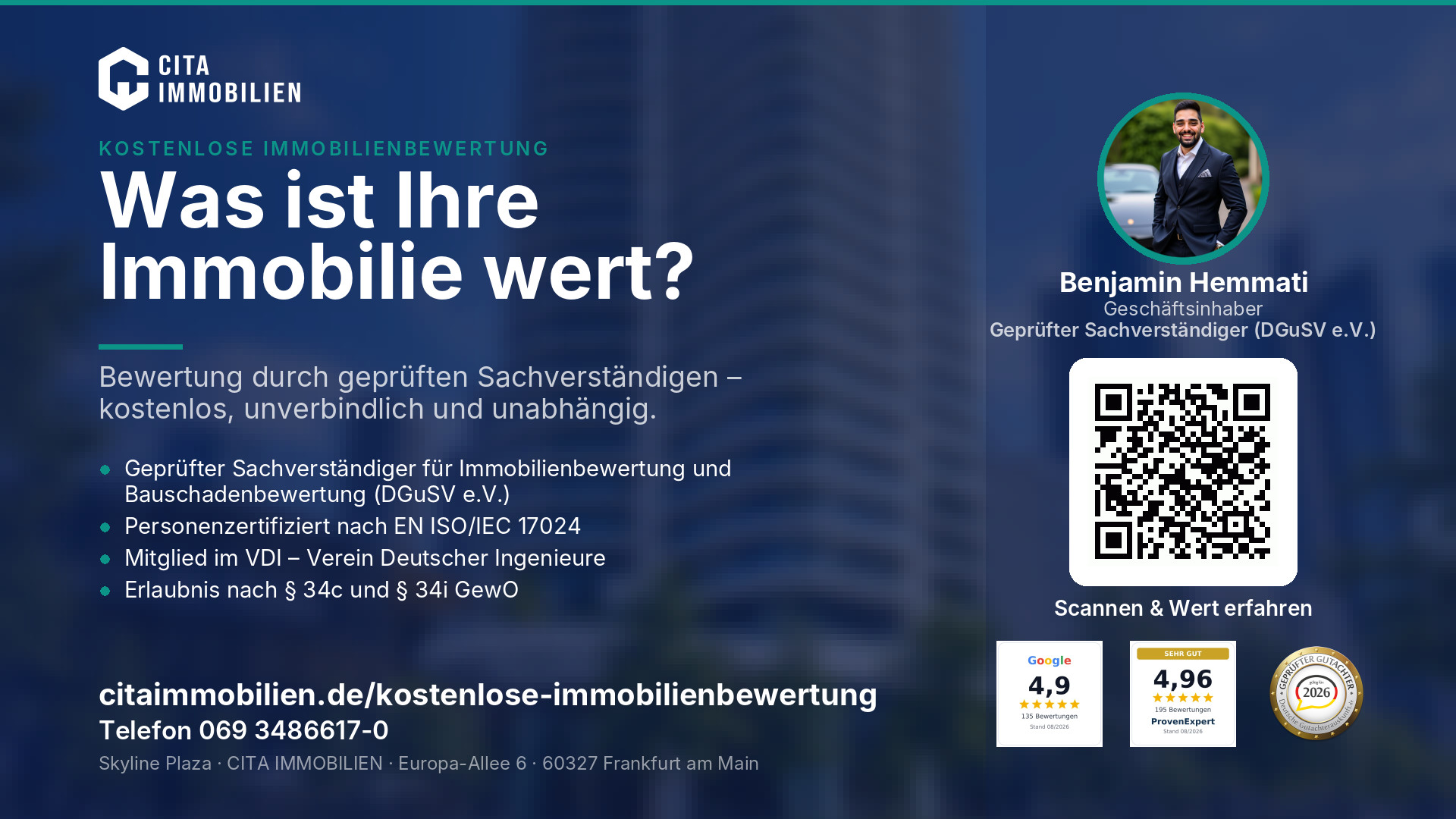 Was ist Ihre Immobilie wert? – weitere Ansicht